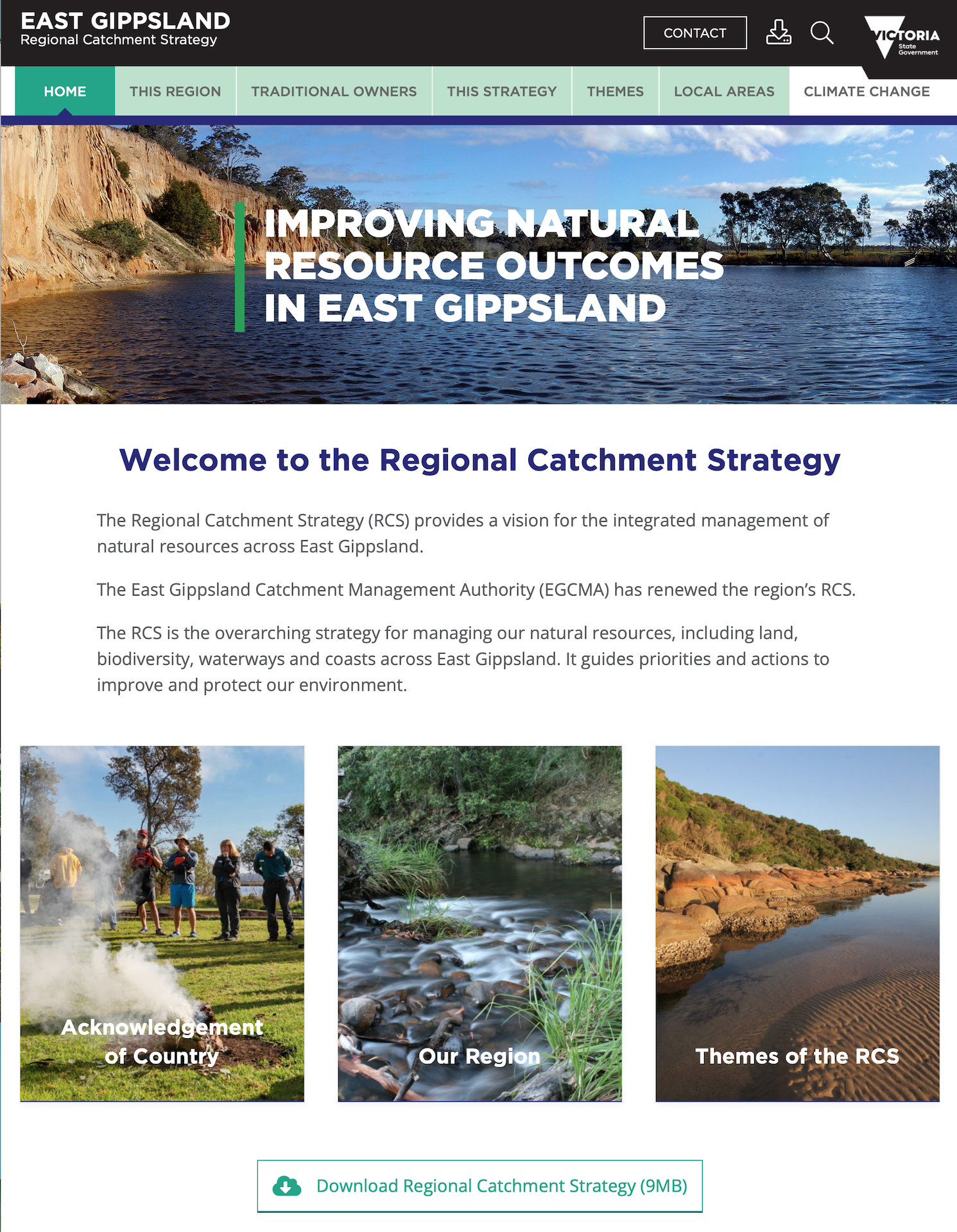 East Gippsland CMA Regional Catchment Strategy